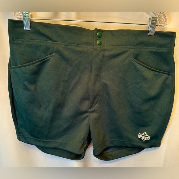 Vintage MacGregor Size XL 40-42 Coach Athletic Shorts Dark Green Made In USA - Picture 1 of 6